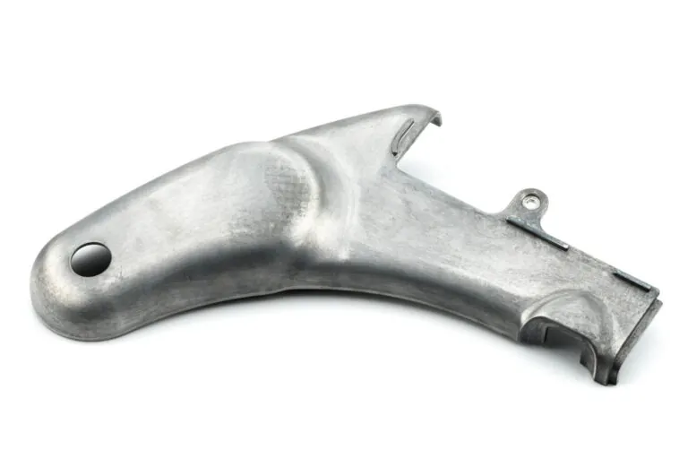 Custom aluminum die cast structural bracket for patient monitoring systems, engineered for high strength and durability.