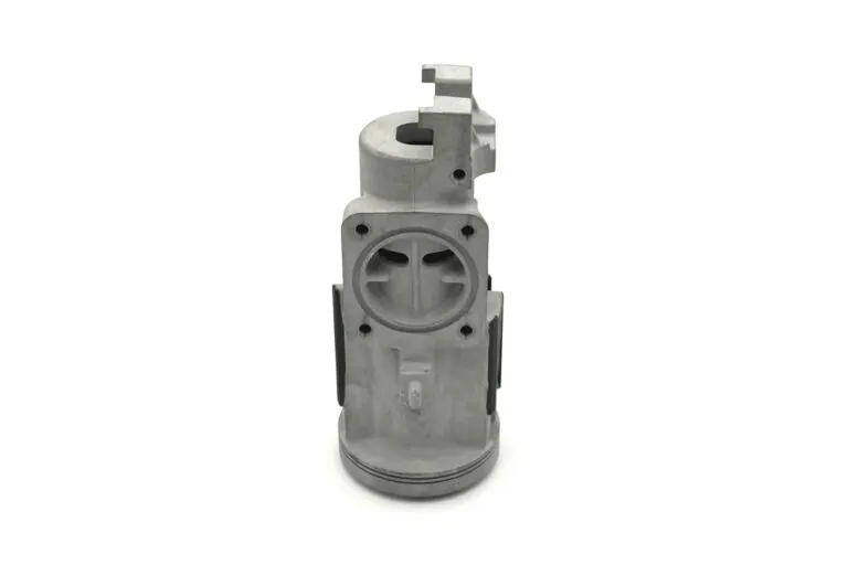 Internal structural aluminum die casting for pneumatic tool motor chambers, engineered for high strength and consistent wall thickness.